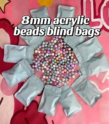 8mm Acrylic Beads Blind Bags