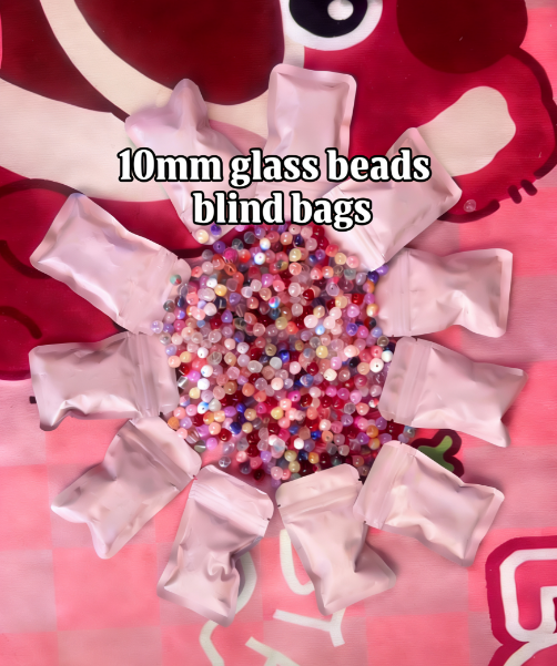 10mm Glass Beads Blind Bags